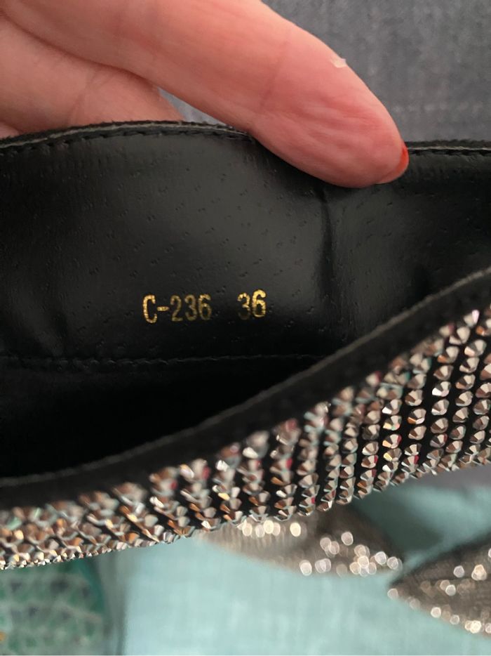 Bottes à talons strass - photo numéro 3
