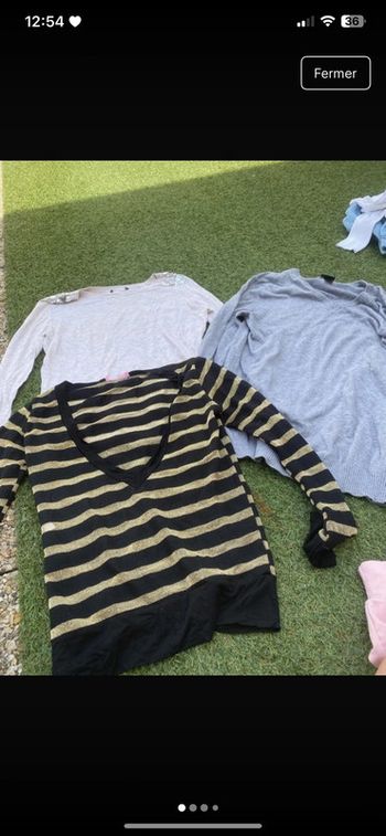Lot de 3 pull taille S