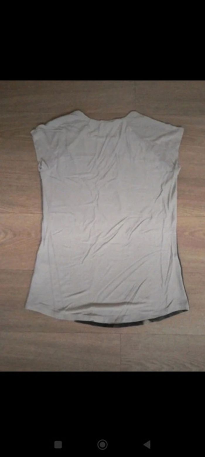 Tee shirt gris à motifs taille M - Esprit - photo numéro 2
