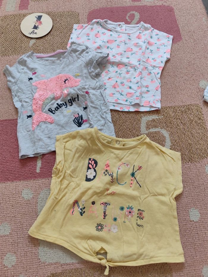Lot t-shirts été 12 mois - photo numéro 4