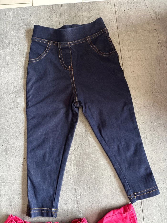 Lot de 2 pantalons 86cm - photo numéro 3