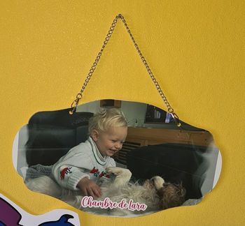 Plaque de porte metal à personnaliser