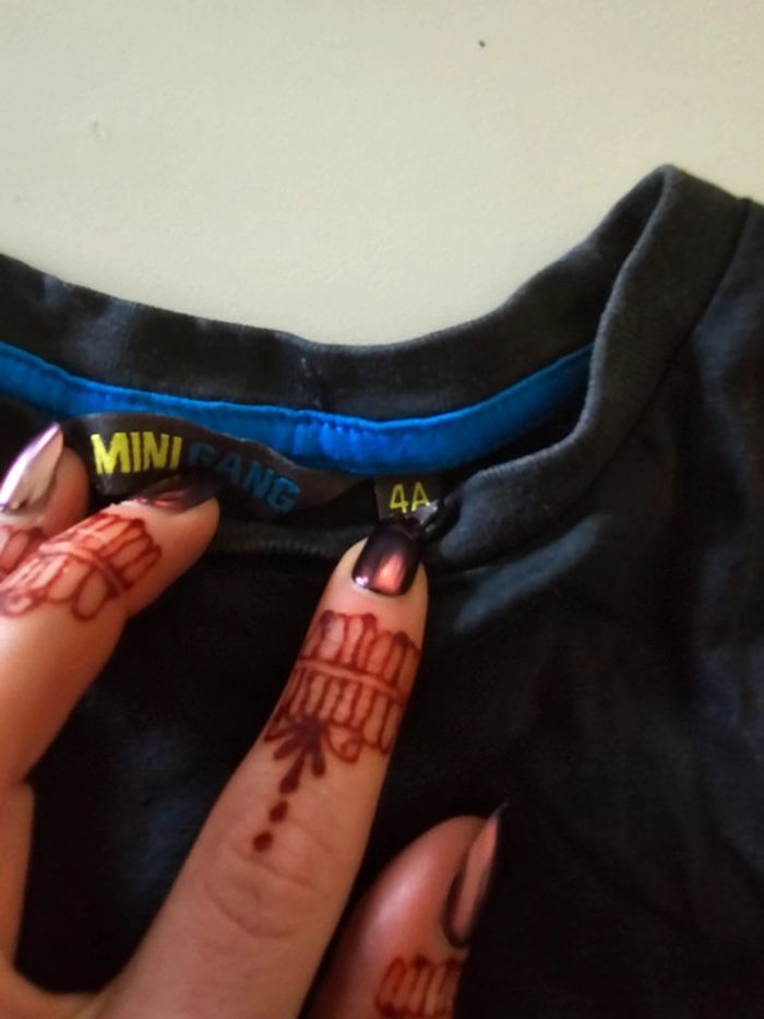 Tee shirt mini gang - photo numéro 2