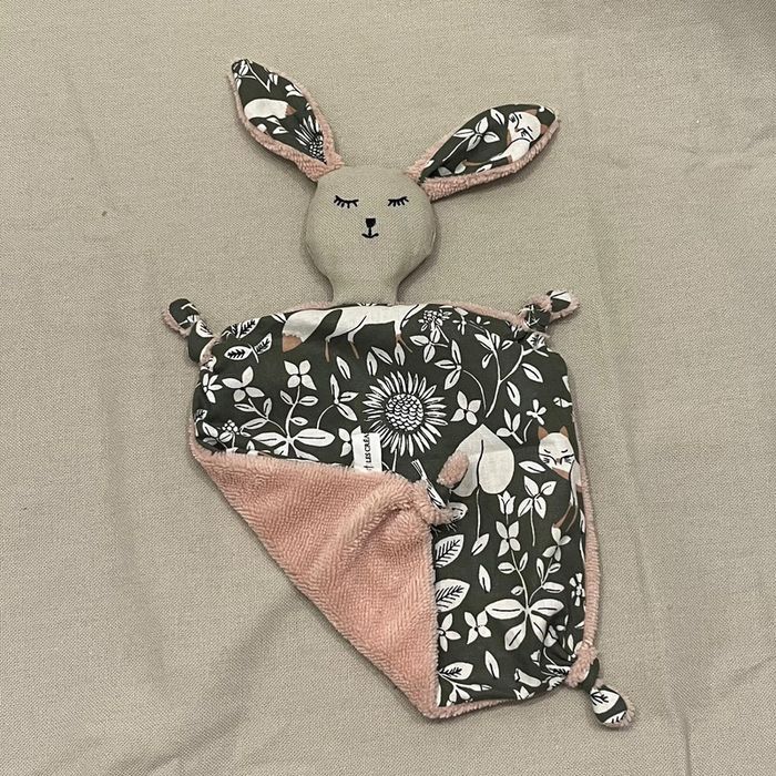 Doudou lapin personnalisé