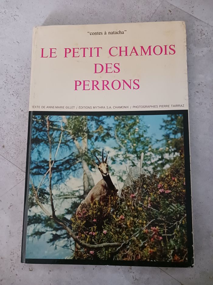livre le petit chamois des perrons