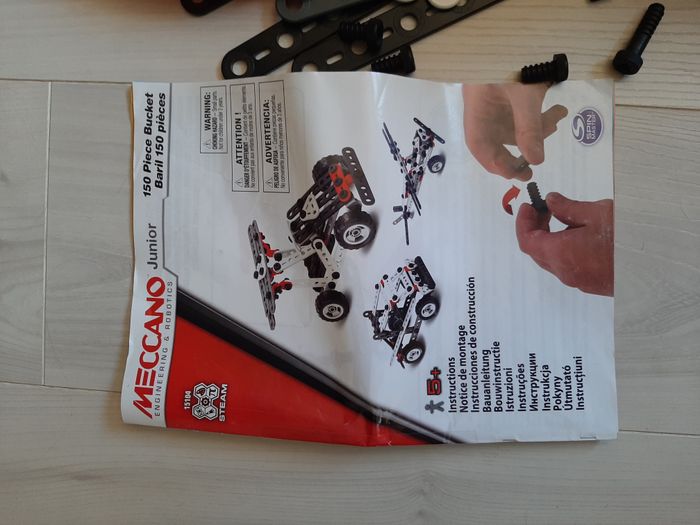MECCANO Junior_ Barril 150 pièces - photo numéro 4
