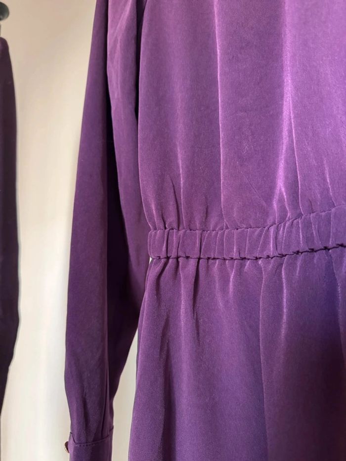 Robe à manches longues violet 40 H&M - photo numéro 5