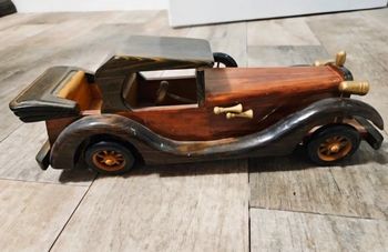voiture ancienne de collection en bois tbe