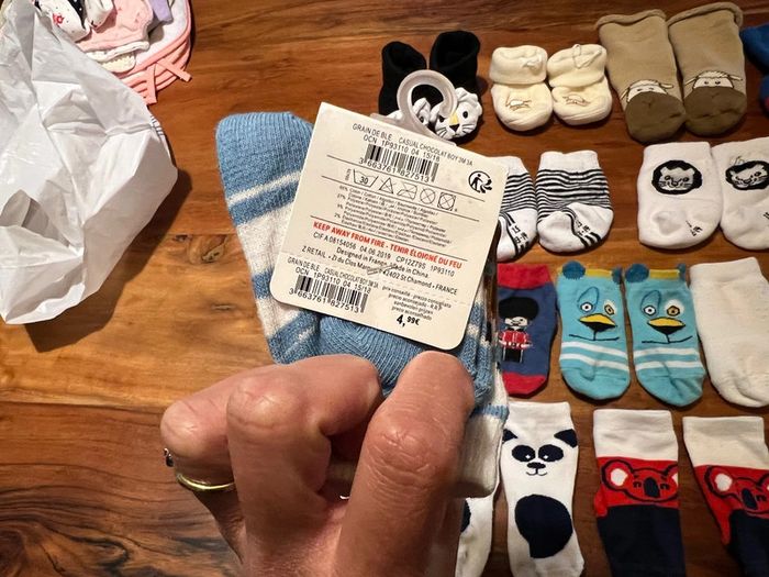 Lot chaussettes et chausson bébé garçon - photo numéro 8
