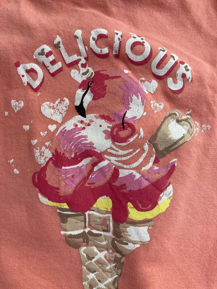 lot 2 Tee-shirts sans manche arc en ciel et cornet de glace - photo numéro 4