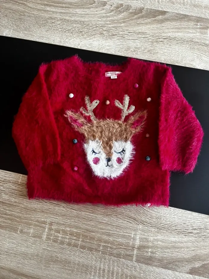Pull de Noël 12 mois