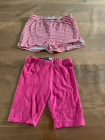 2 shorts cycliste 5 ans fille