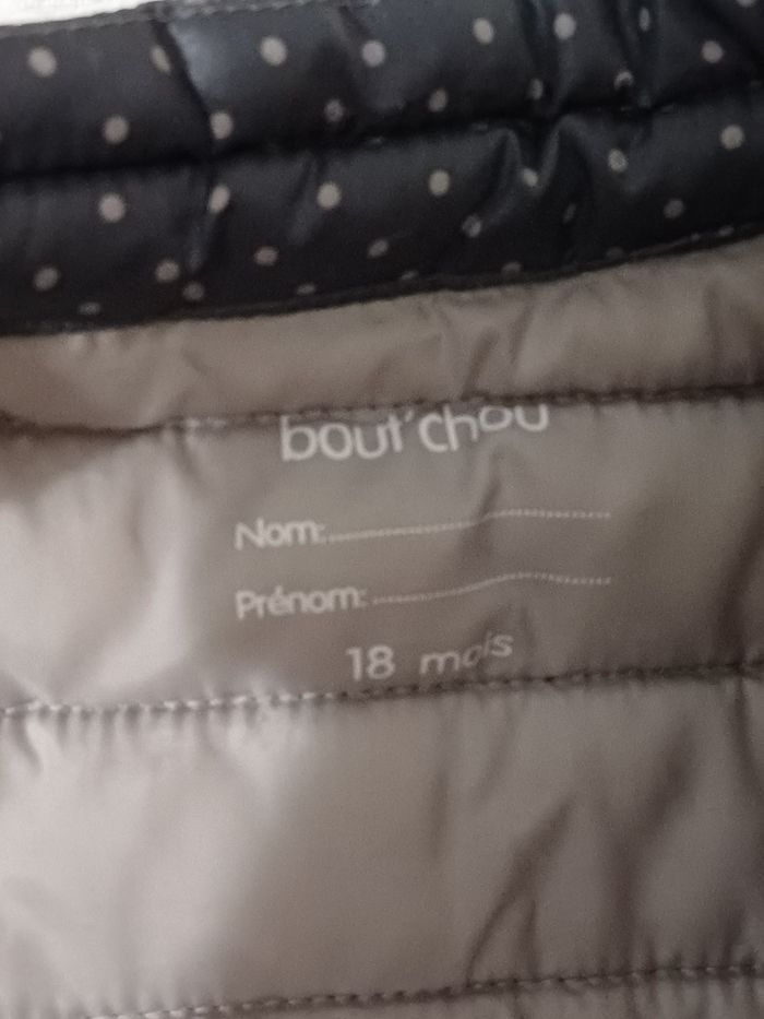 Veste mi-saison bout'chou 18m - photo numéro 2