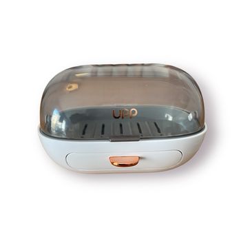 NEUF Leroy Merlin Porte-savon avec couvercle & égouttoir