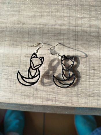 Boucles d'oreilles renard