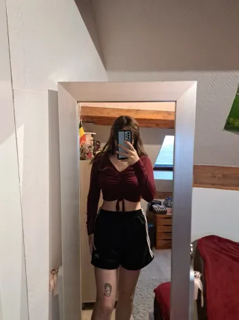 Haut crop top shein taille 36