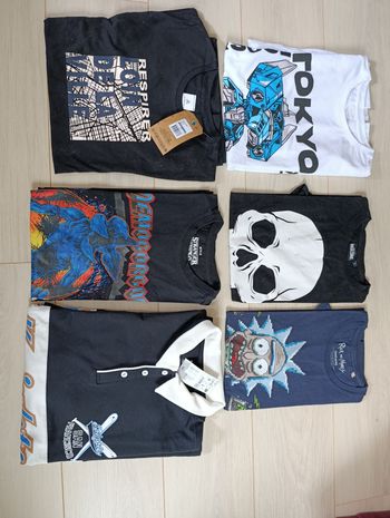 Lot de Tee shirt garçon taille S
