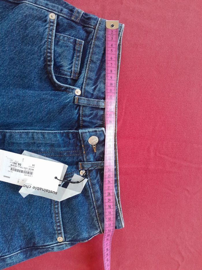 Jean taille haute large NA KD neuf avec étiquette - photo numéro 8