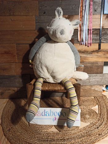 Peluche chien Oko d'activité Moulin roty tbe