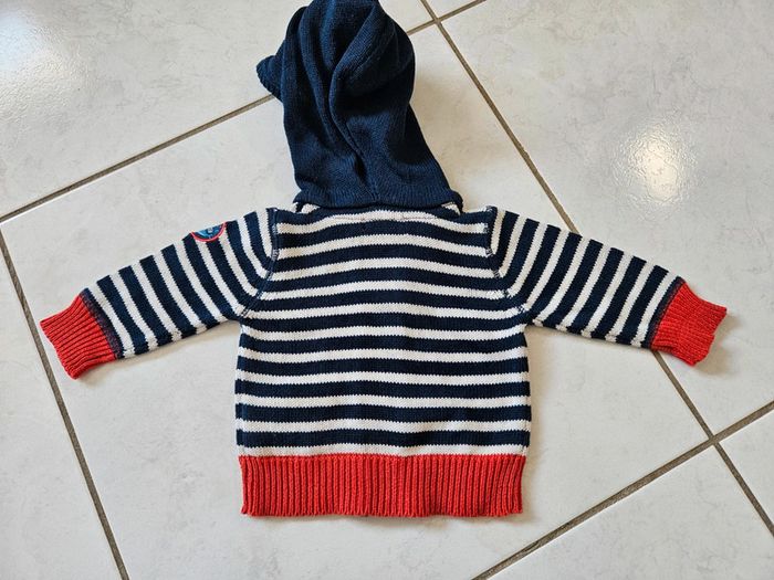 Pull zippé à capuche bébé garçon 3 mois BBG - photo numéro 5