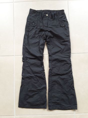 Pantalon noir doublé fille 8 ans NKY NEUF