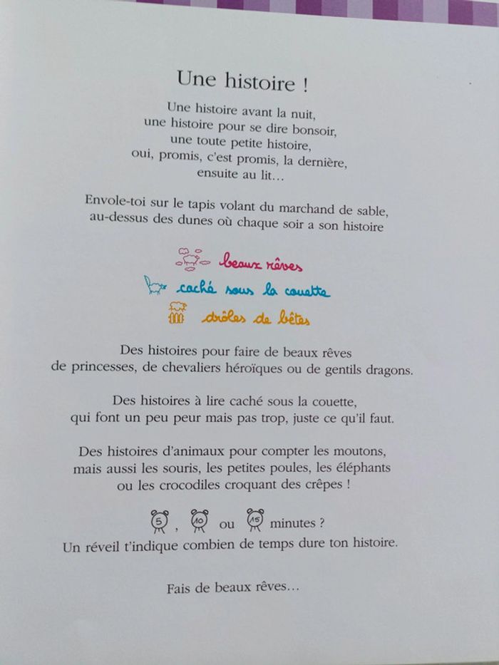 Lot de 2 livres Histoires pour le soir avant de dormir - photo numéro 10