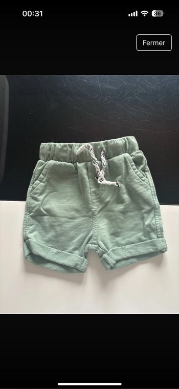Short bébé garçon