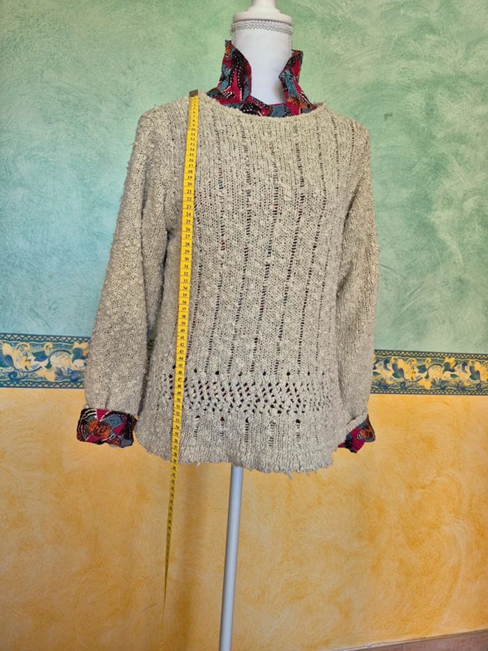 Pull femme beige Scott & Fox 38 - photo numéro 3