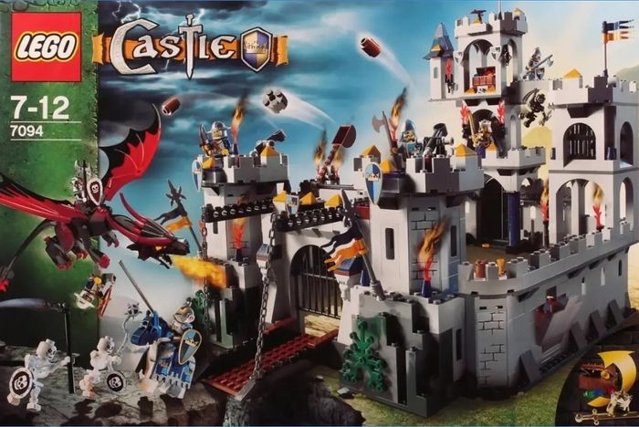 lego castle incomplet 7094