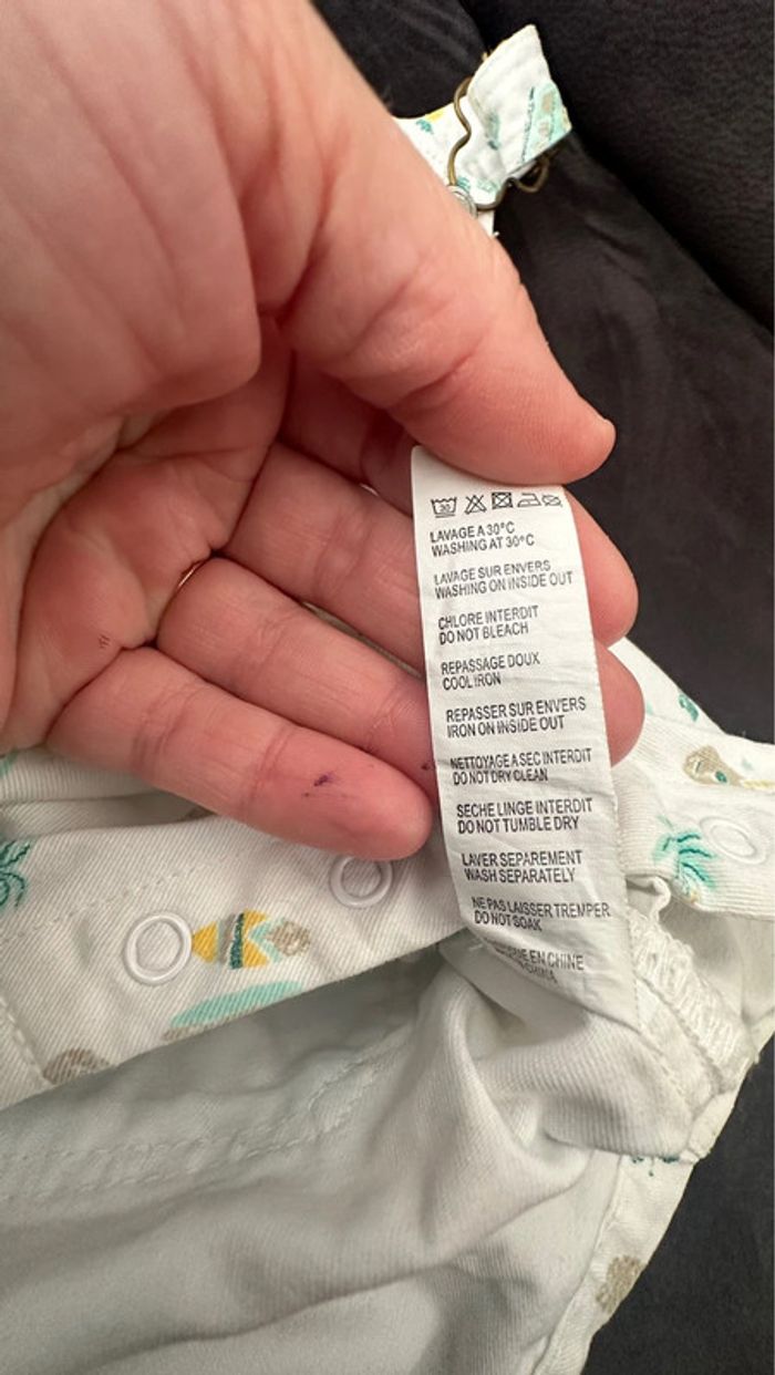 Salopette coconut Cyrillus 18 mois TBE (11€) - photo numéro 4