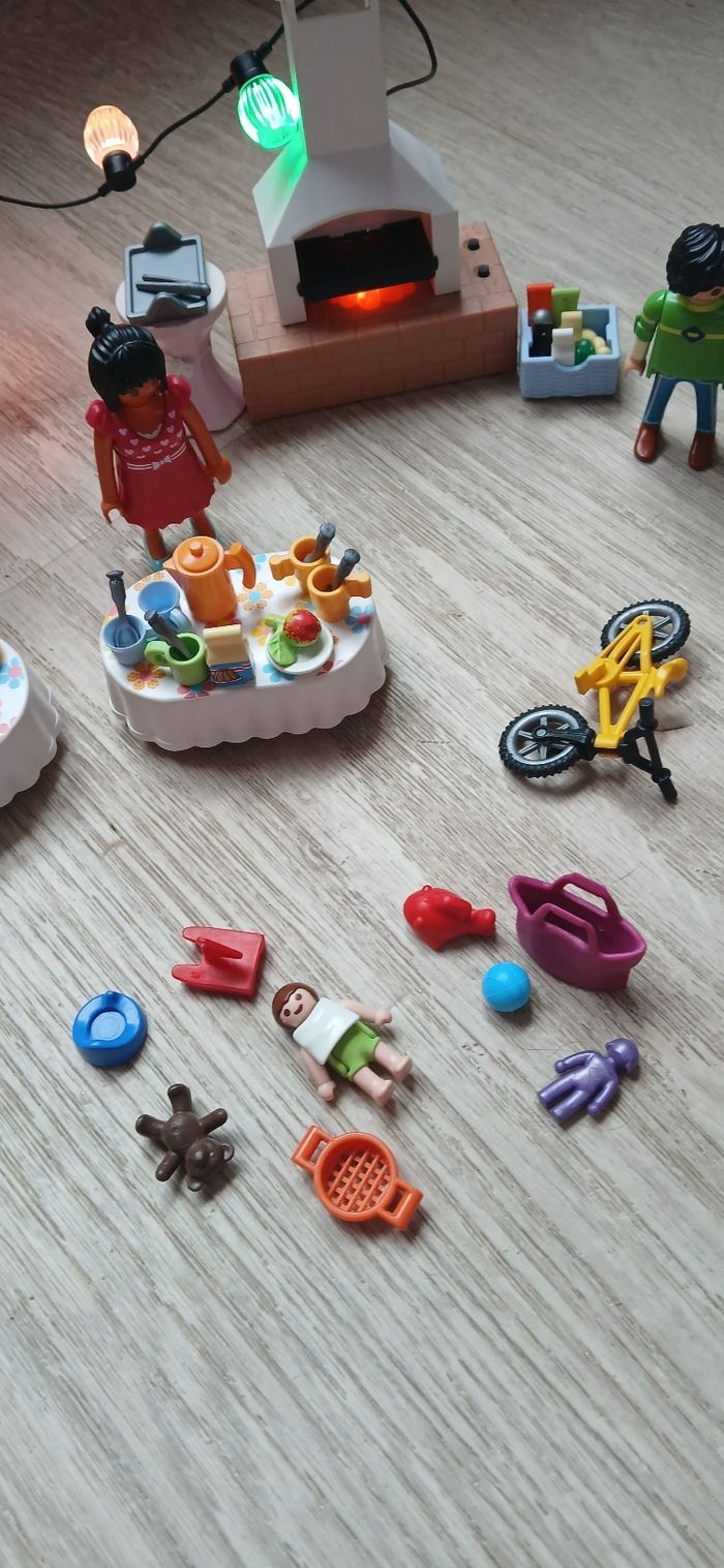 Fête jardin barbecue playmobil - photo numéro 7