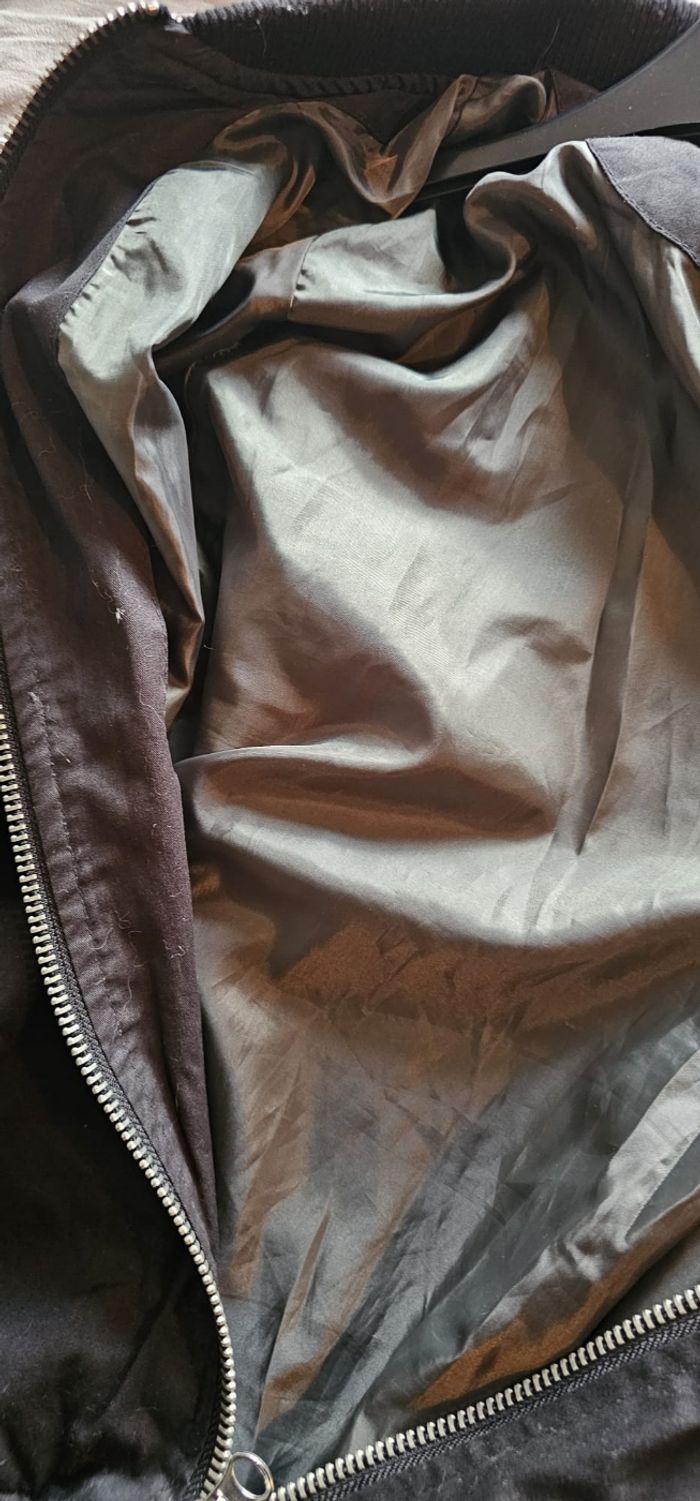 Blouson aviateur  noir homme - photo numéro 4