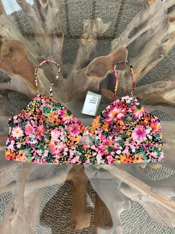 Top court été femme H&M fleurs