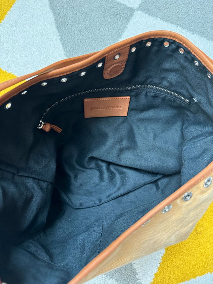 Sac à mains en toile Sonia Rykiel - photo numéro 5