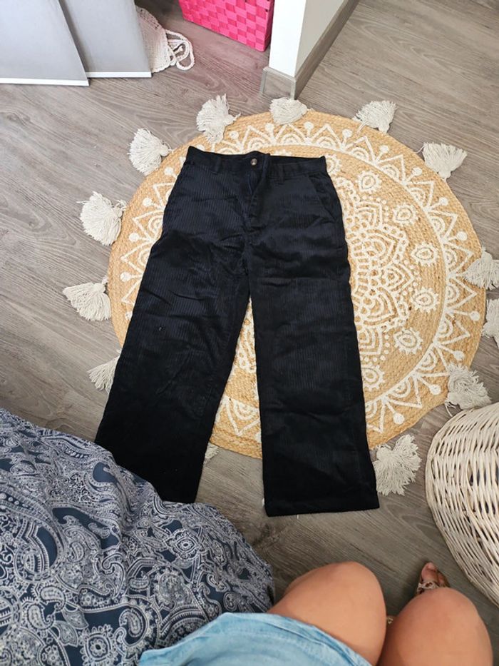 Pantacourt large velour