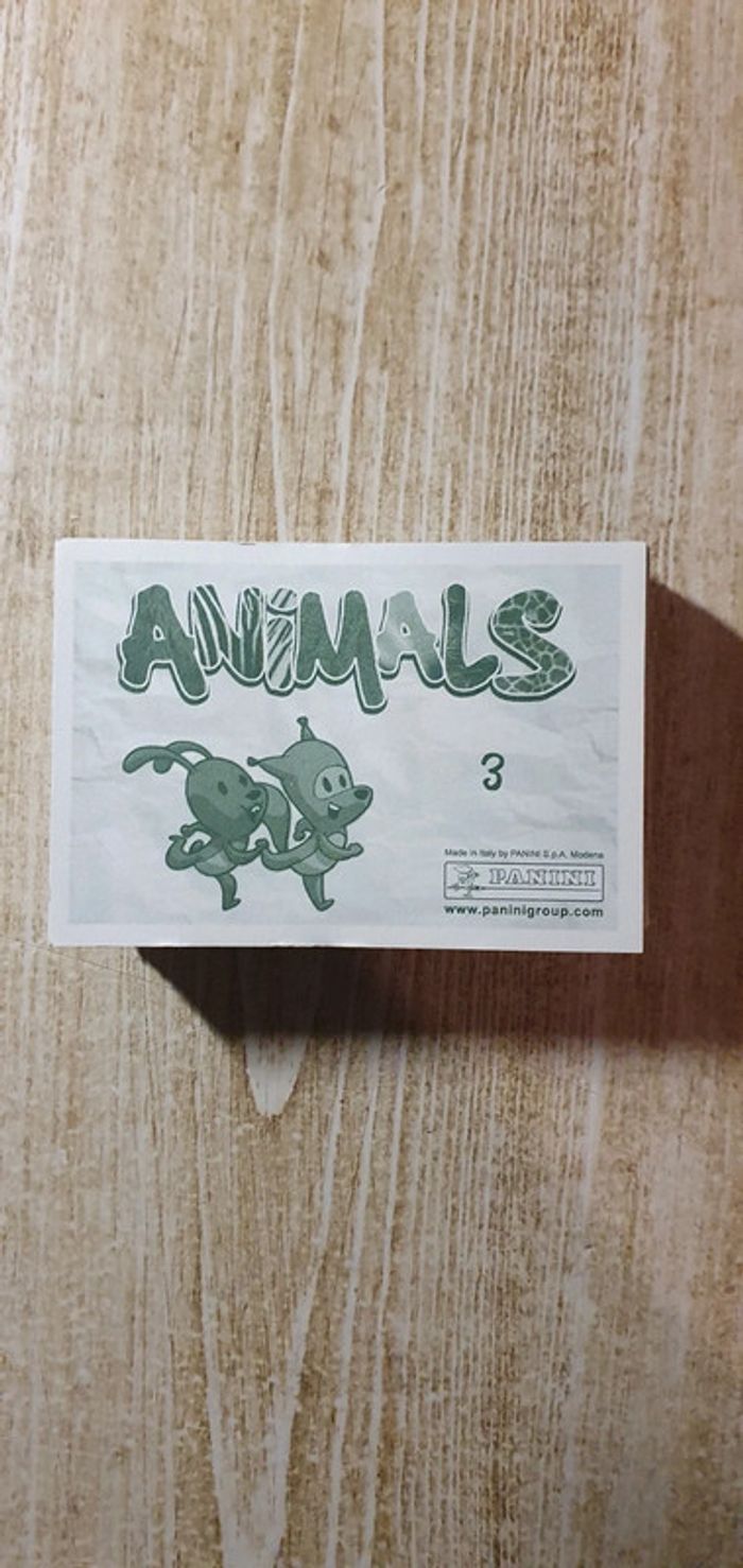 Stickers panini animaux 2020 - photo numéro 2