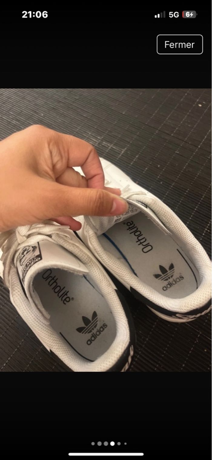 Baskets adidas Stan smith pour garçons et filles - photo numéro 4