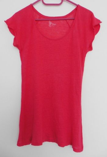 T shirt rose. Etam. Lin. Taille 38