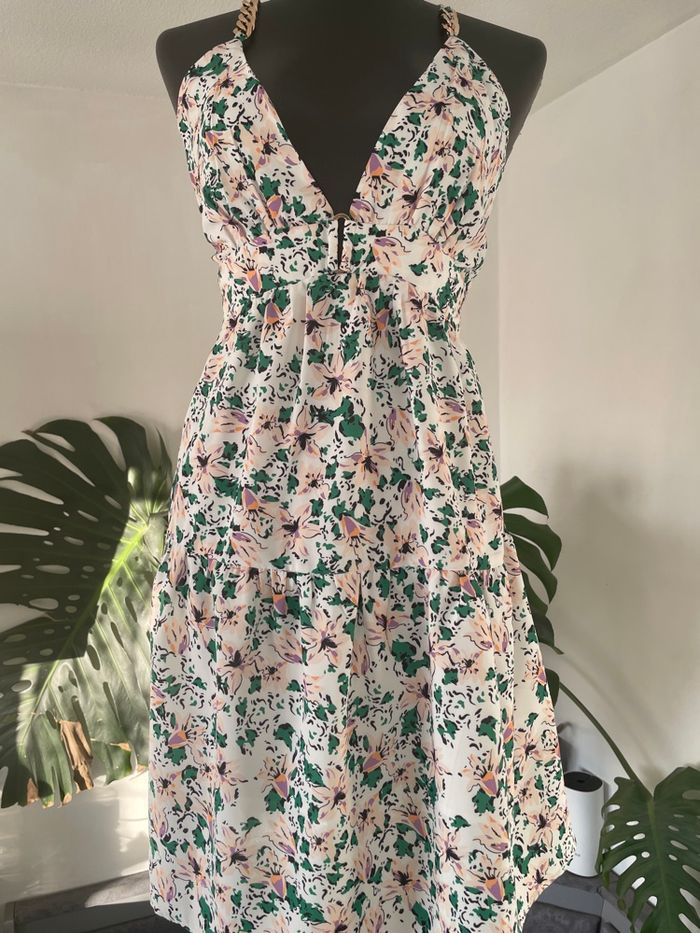 Robe fleurie J´AIMÉ – neuve sans étiquette - photo numéro 2