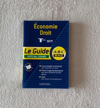 Le Guide Spécial cours: Économie Droit - Terminale STT