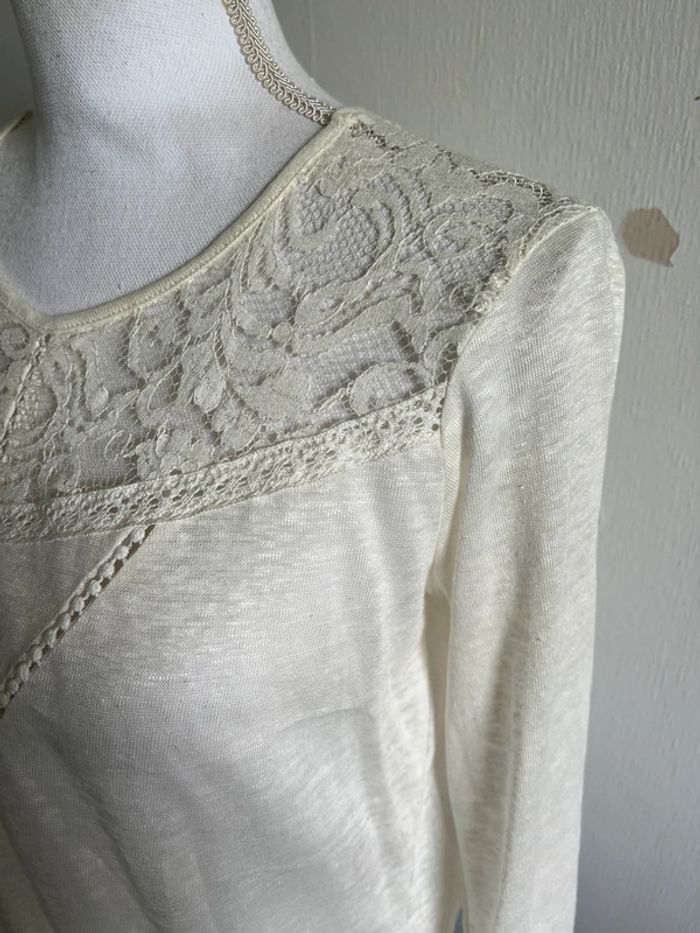 Haut en lin ikks tailleS - photo numéro 2