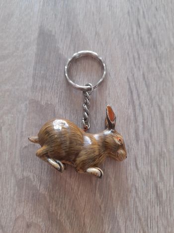 Porte clé lièvre 🟠🔴