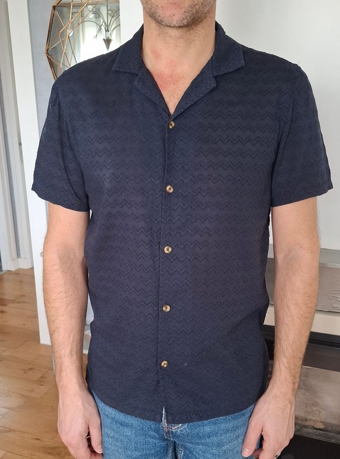 chemise KIABI bleue marine