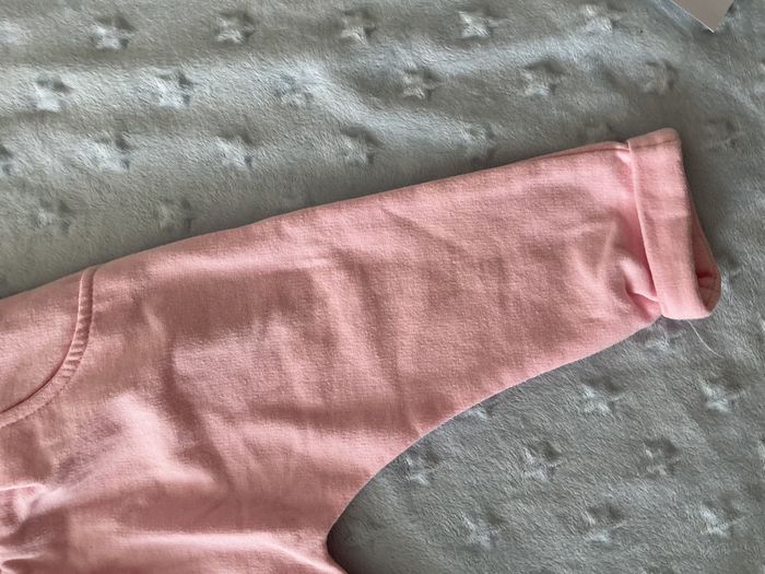 sarouel rose impression derrière taille élastique 12 mois pommette - photo numéro 5