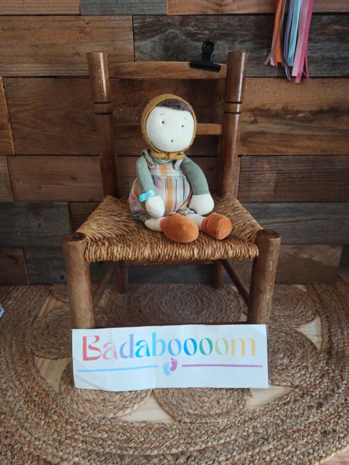 Peluche les coquettes moulin roty boy doll