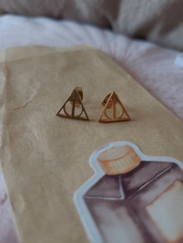 Boucles d'oreilles harry potter - photo numéro 2