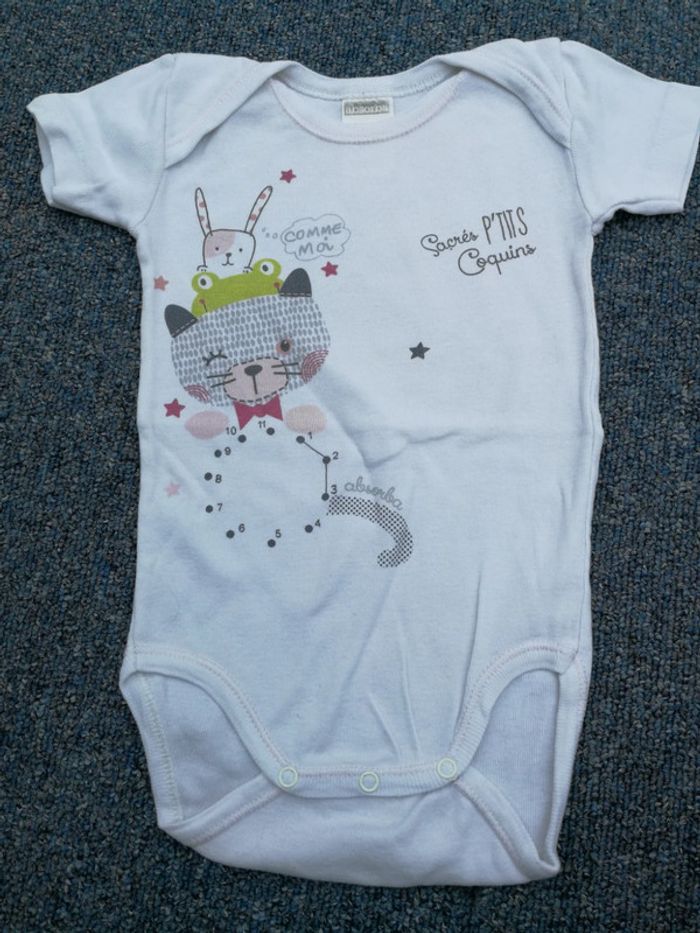 Lot de 3 body MC absorba 6M - photo numéro 3