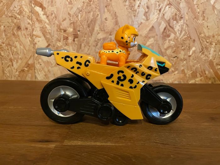 Idée Cadeau 🎁 Cat Pack Figurine Chat de Chascadeur de la Pat Patrouille avec sa moto Rare Wildcat - photo numéro 5