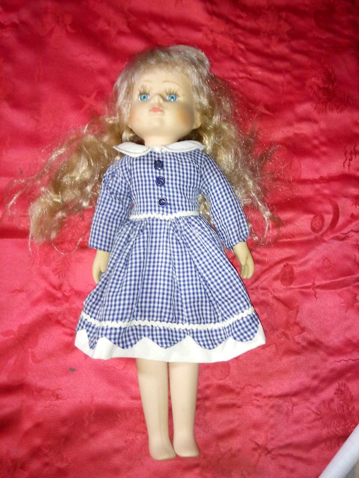 Faby27800 Poupée "LR" blonde Porcelaine - photo numéro 7