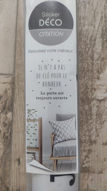 Adhésif décoratif bonheur  50x70